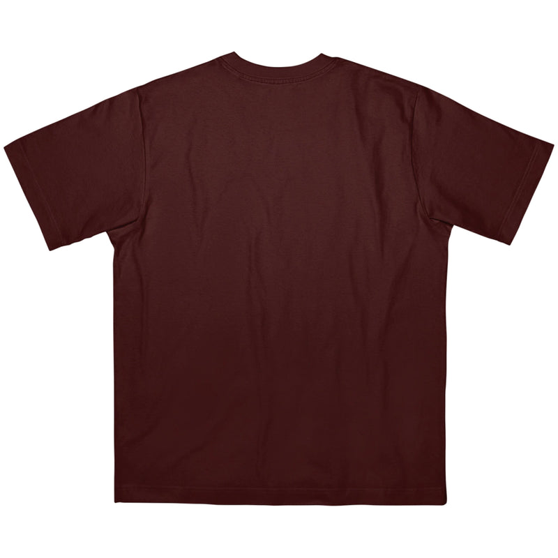 Camiseta Oversized Bordô