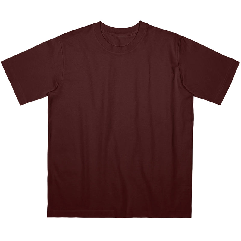 Camiseta Oversized Bordô
